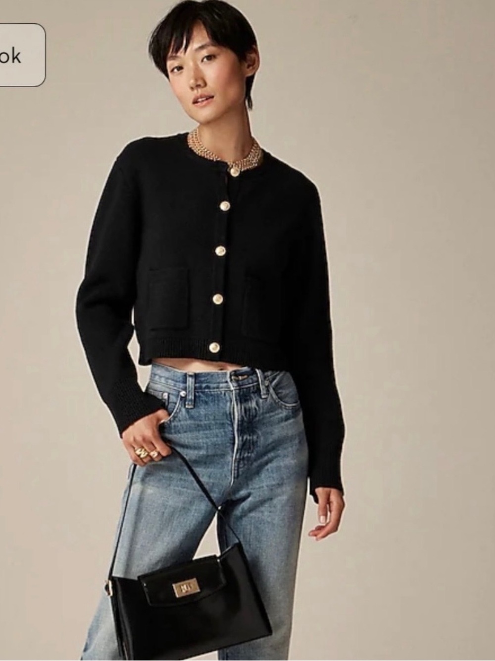 J.Crew New relaxed Emilie sweater lady jacket - Picture 2 of 9